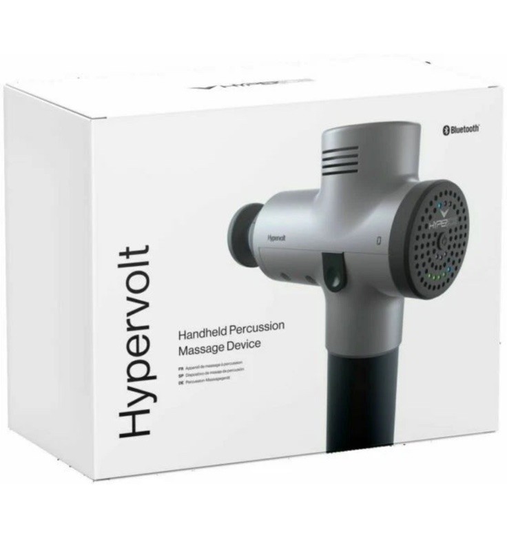 Hyperice Hypervolt Bluetooth Percussion Massage Device – Silver (53100 038-00)