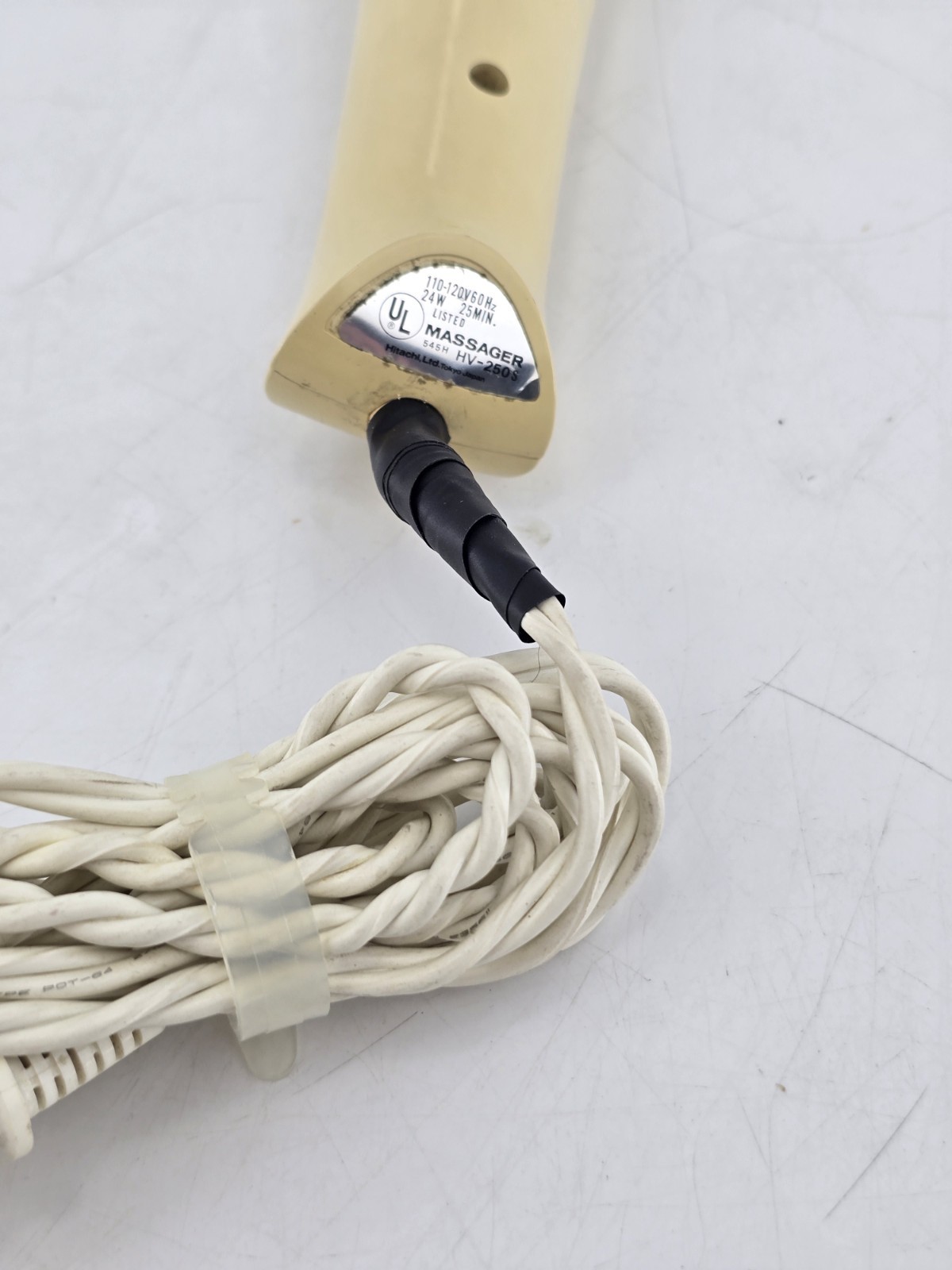 Hitachi HV-250S The Workout Hand Held 2 Speed Massager Vibrator TESTED – PICS
