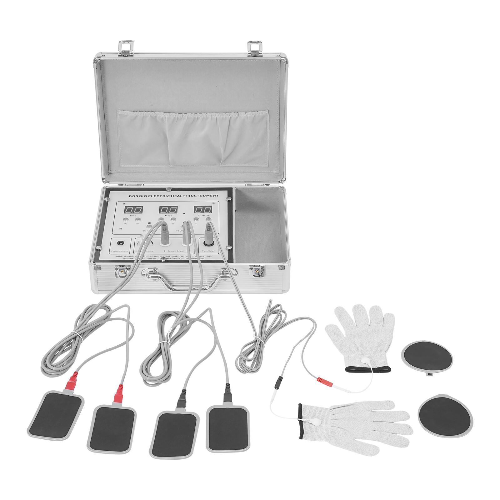 Bio Electric Massager Meridian 10 Molds 110V Electrotherapy Massage Body Machine