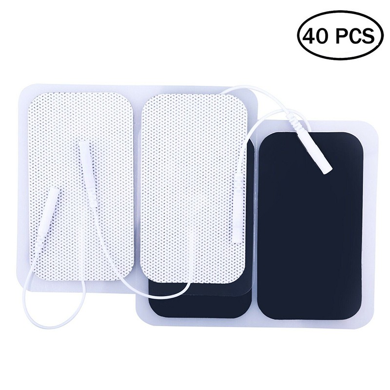 High Quality 5/10/20/50/100 Pairs Replacement Electrode Pads 2×3.5″ For Massager