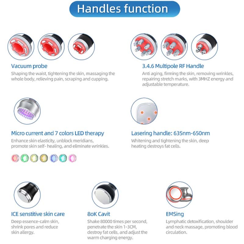 11 in 1 80K Multifunctional Body Slim Fat Removal Beauty Machine