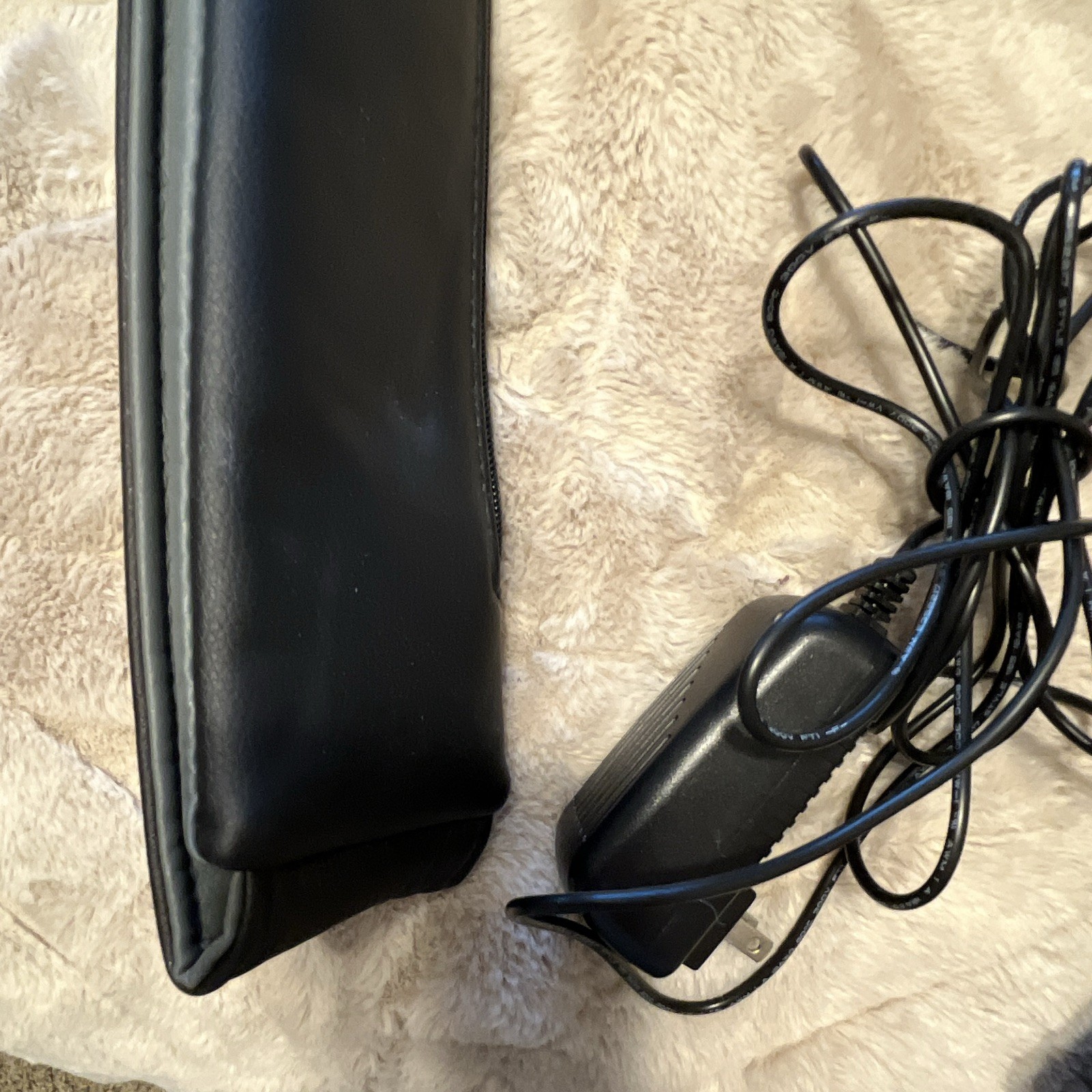Brookstone Heated Massage Wrap for Neck, Shoulders & Back, Black, Corded
