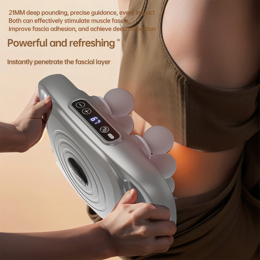 Six-head Fascia Gun Massage Gun Back and Waist Massager Massager Neck Shoulder