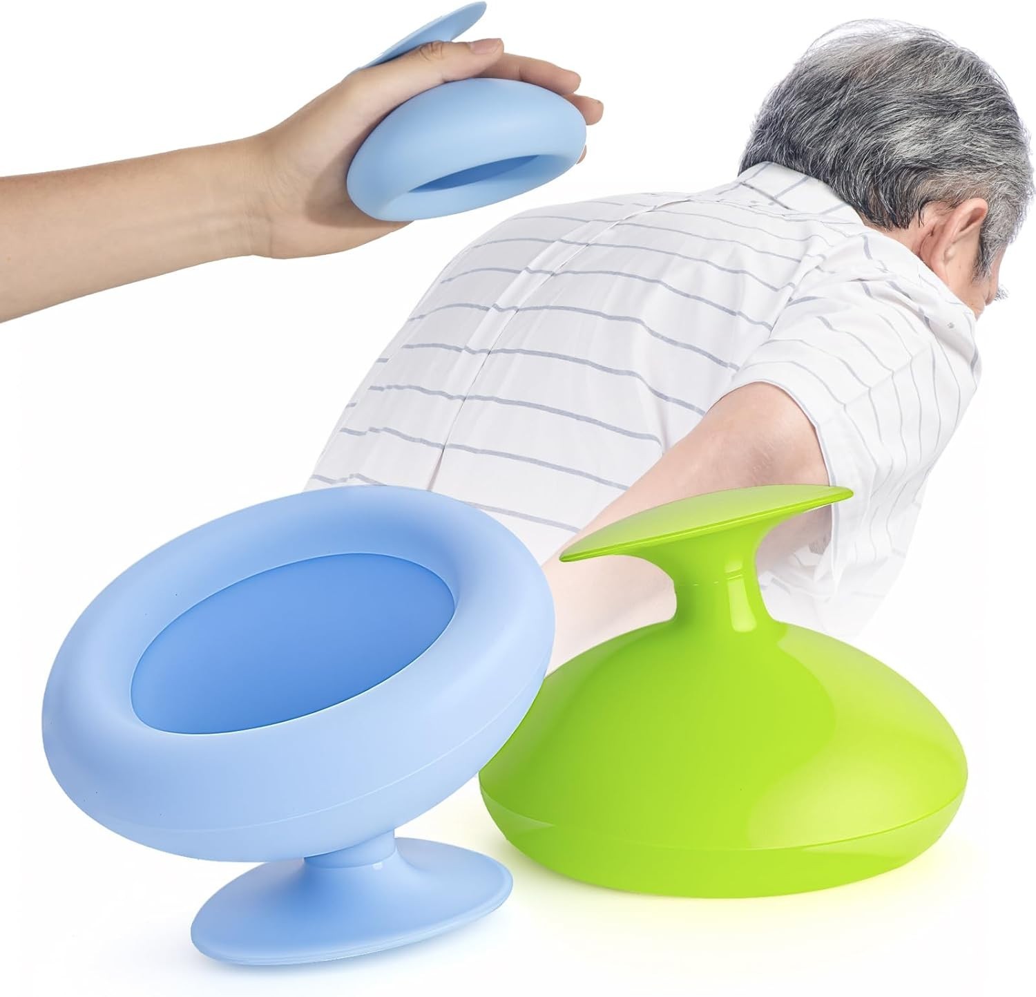 Ergonomic Silicone Percussion Cup for Chest Congestion Relief – 4.3″x3.5″