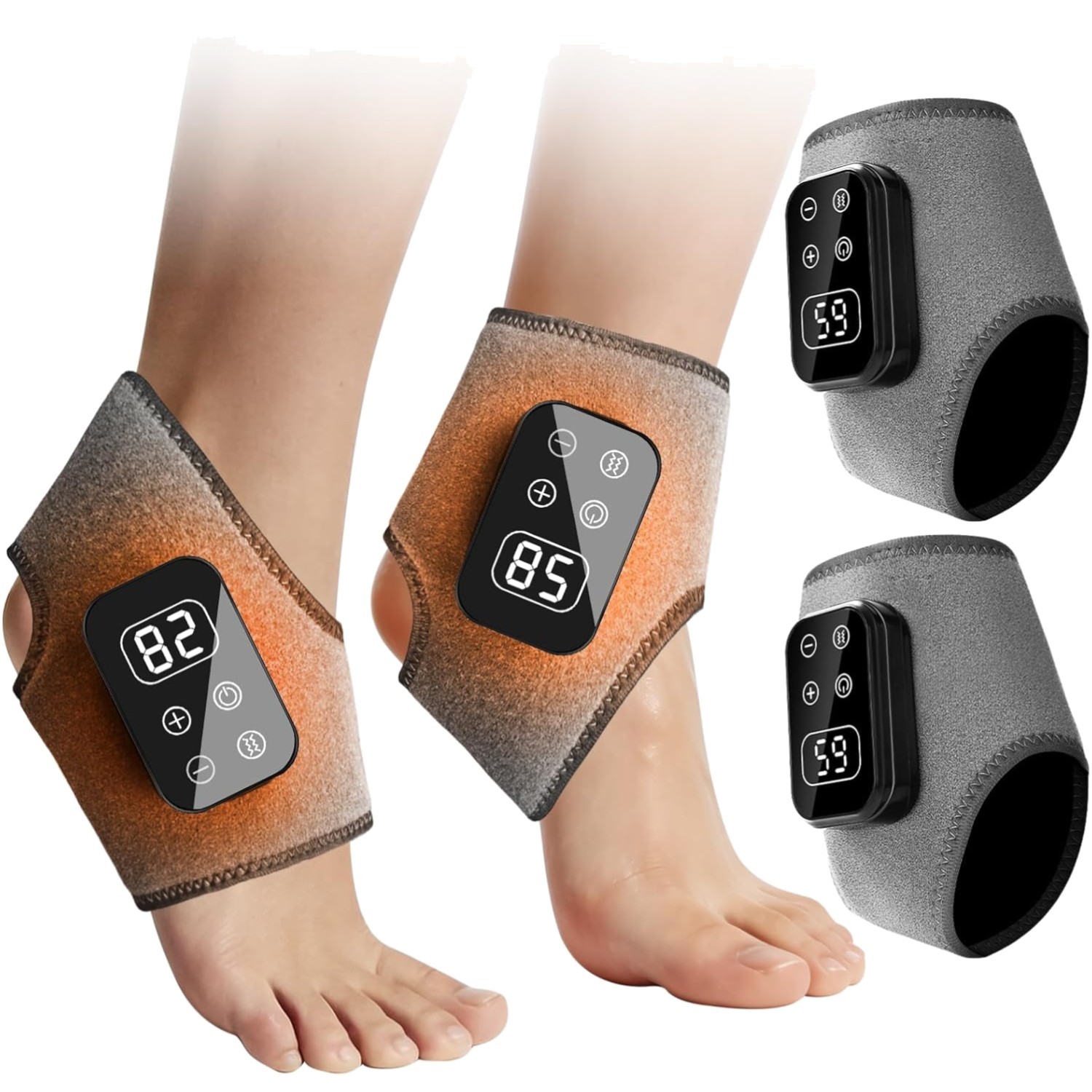 Foot Advanced Renew Triple Method Massager, 5-Speed & 5-Temperature, Cordless…