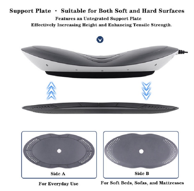 Electric Heated Lumbar Massager – 26° Oscillating Back Stretcher with Heat