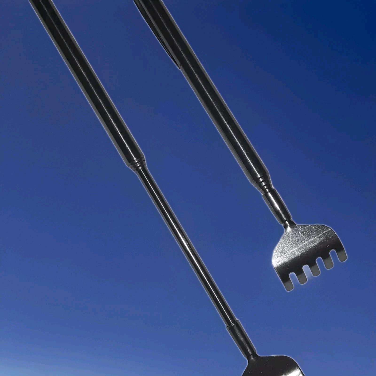 Metal Stainless Steel Back Scratcher! Telescopic Extendable Claw Extender QW US
