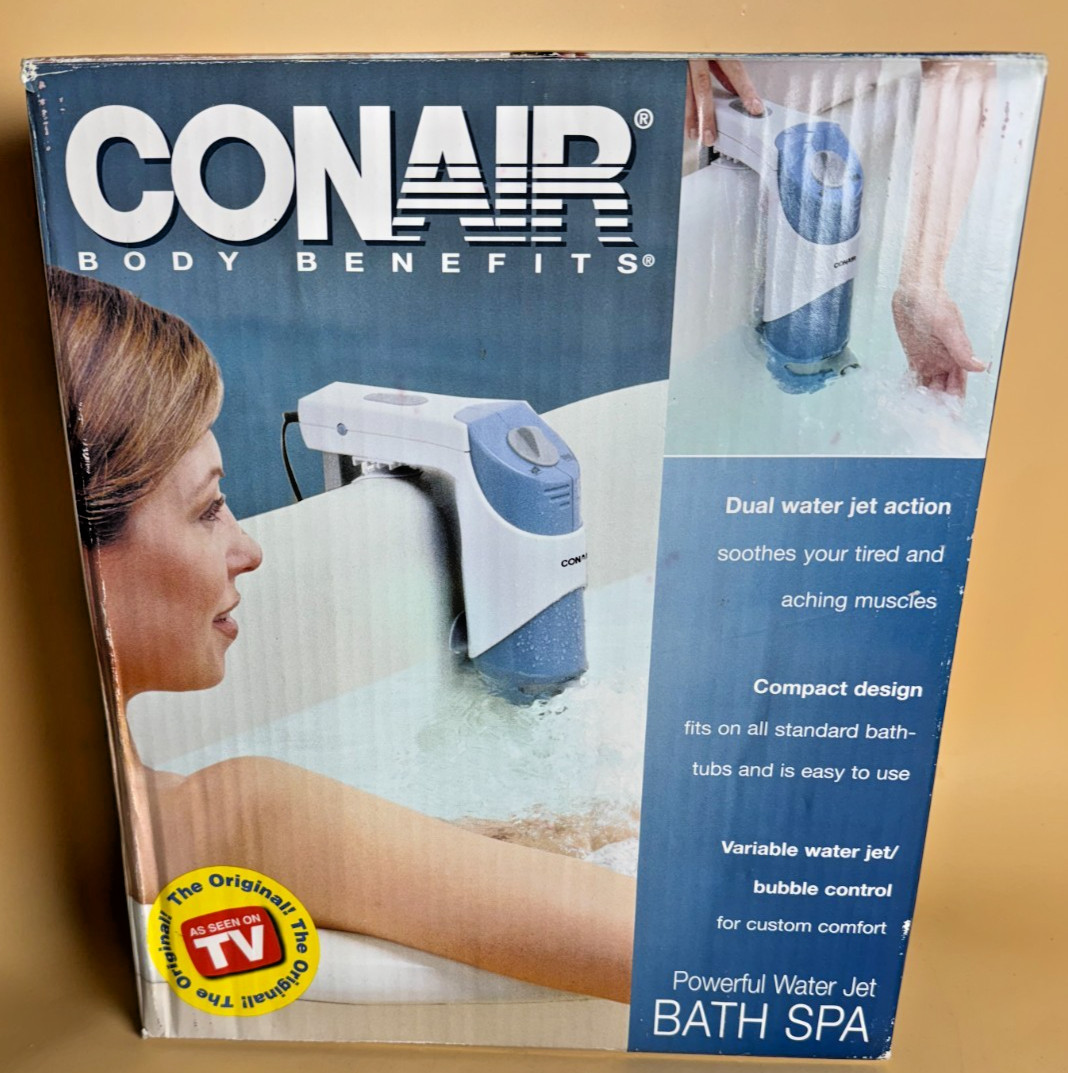 Conair Body Benefits Powerful Water Jet Bath Spa BTS1D Open Box