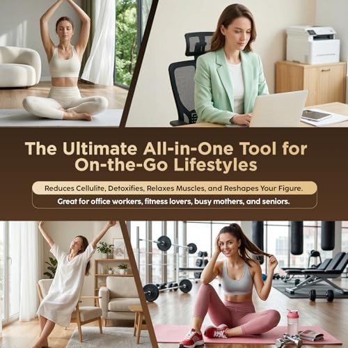 Lymphatic Drainage Massager Anti-Cellulite Body Sculpting Tool Warming Vibration