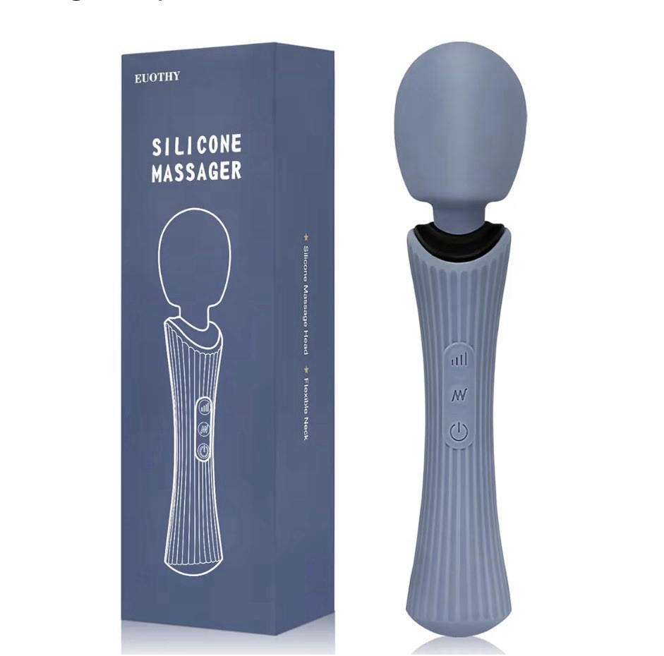 EUOTHY Cordless Handheld Personal Massage Wand – Soft Silicone Waterproof U…