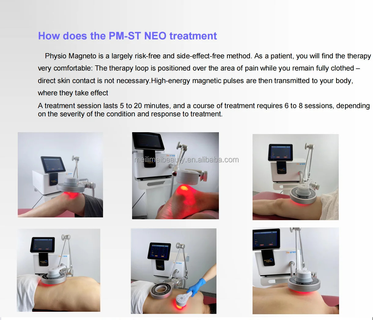 Physio Magneto Machine PMST Pulsed Electromagnetic Field for Sports Recovery