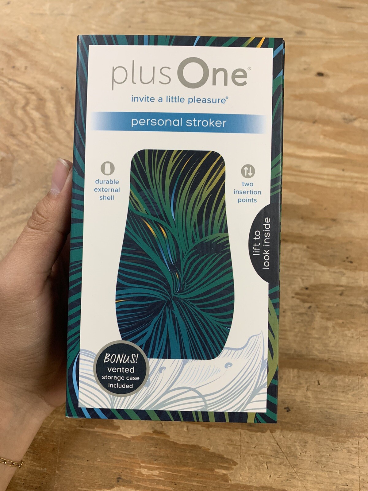 Plus One Personal Stroker WITH Vented Storage Case Included «BRAND NEW»