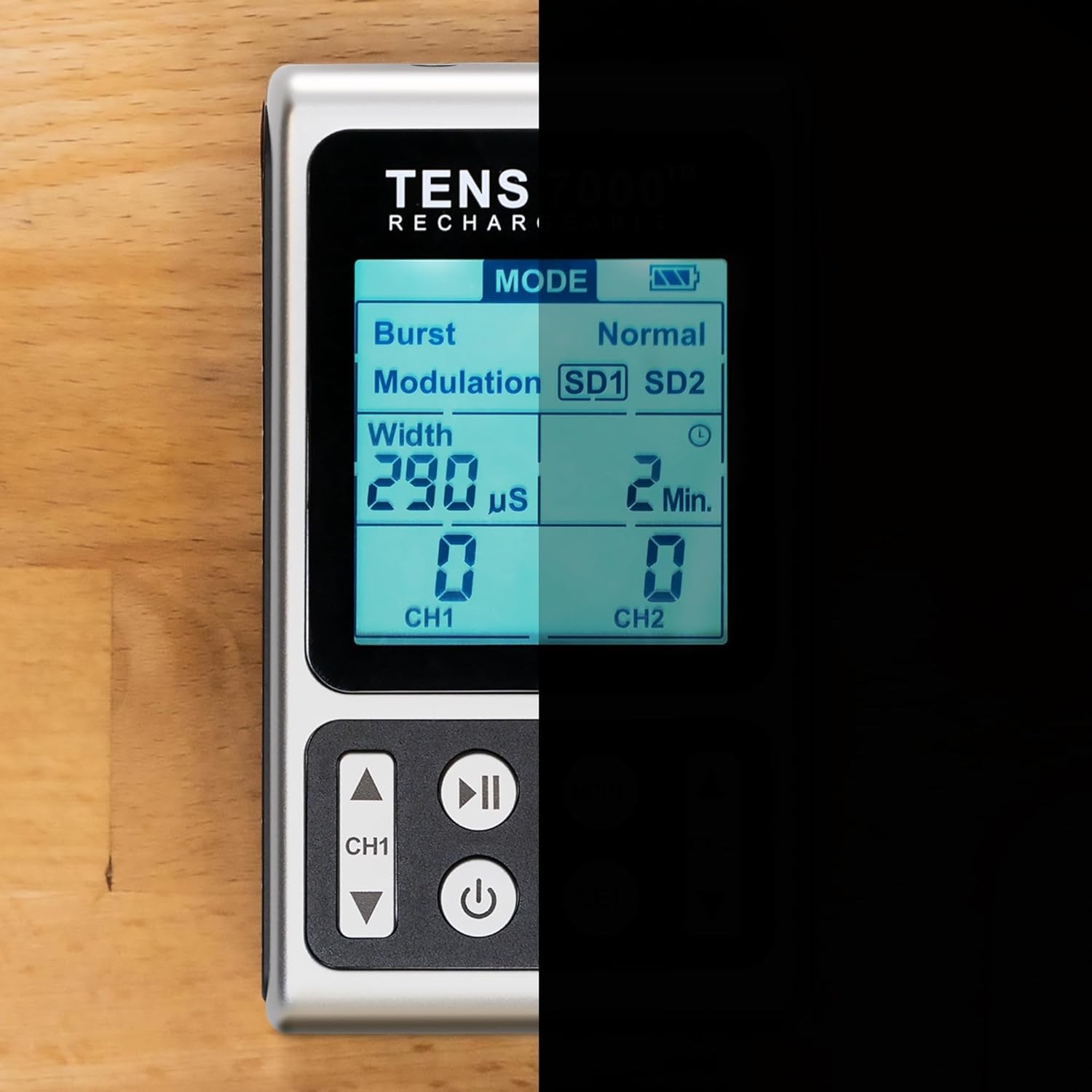 TENS 7000 2nd Edition Digital TENS Unit with Accessories