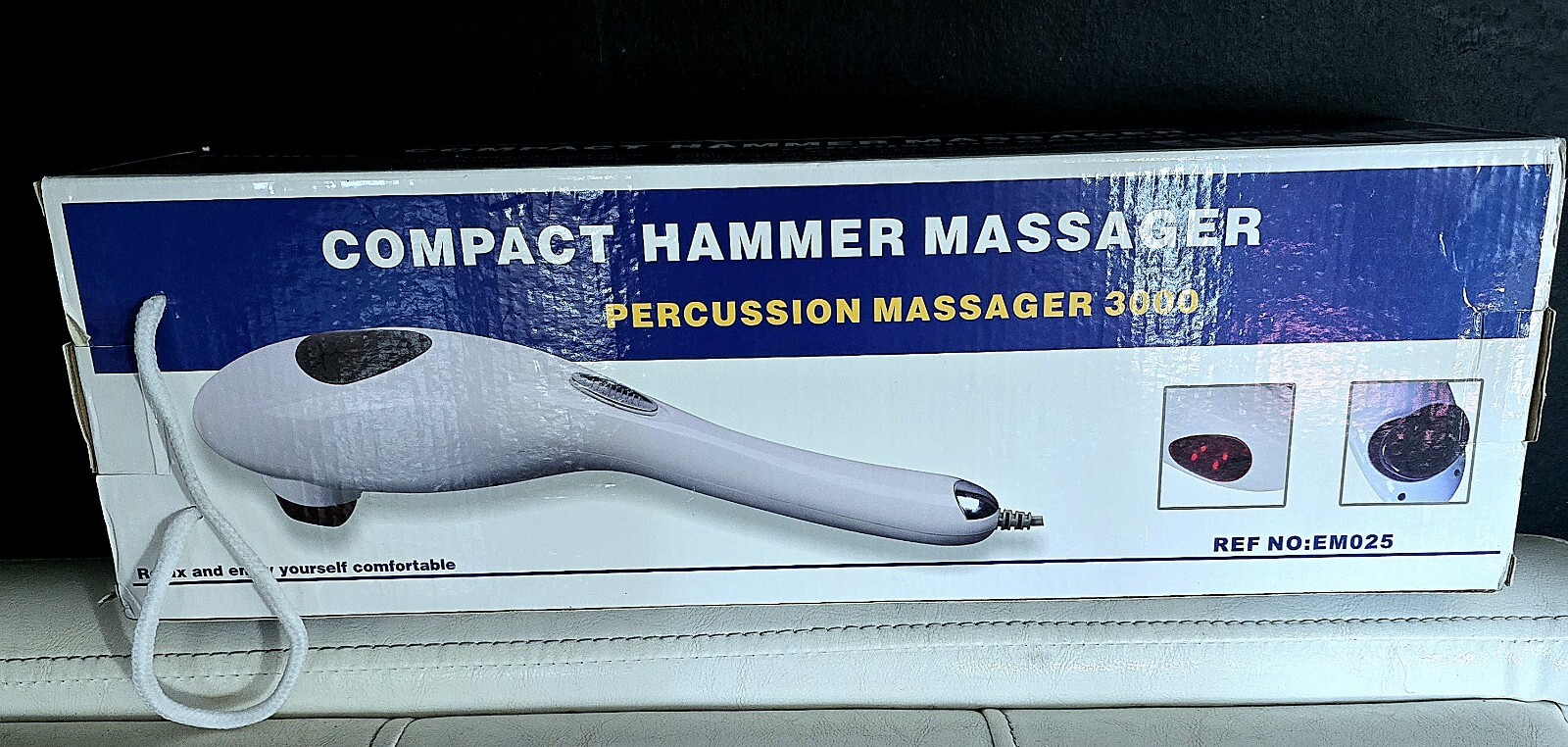 Compact Hammer Percussion Massager 3000 REF NO: EM025 BRAND NEW IN BOX