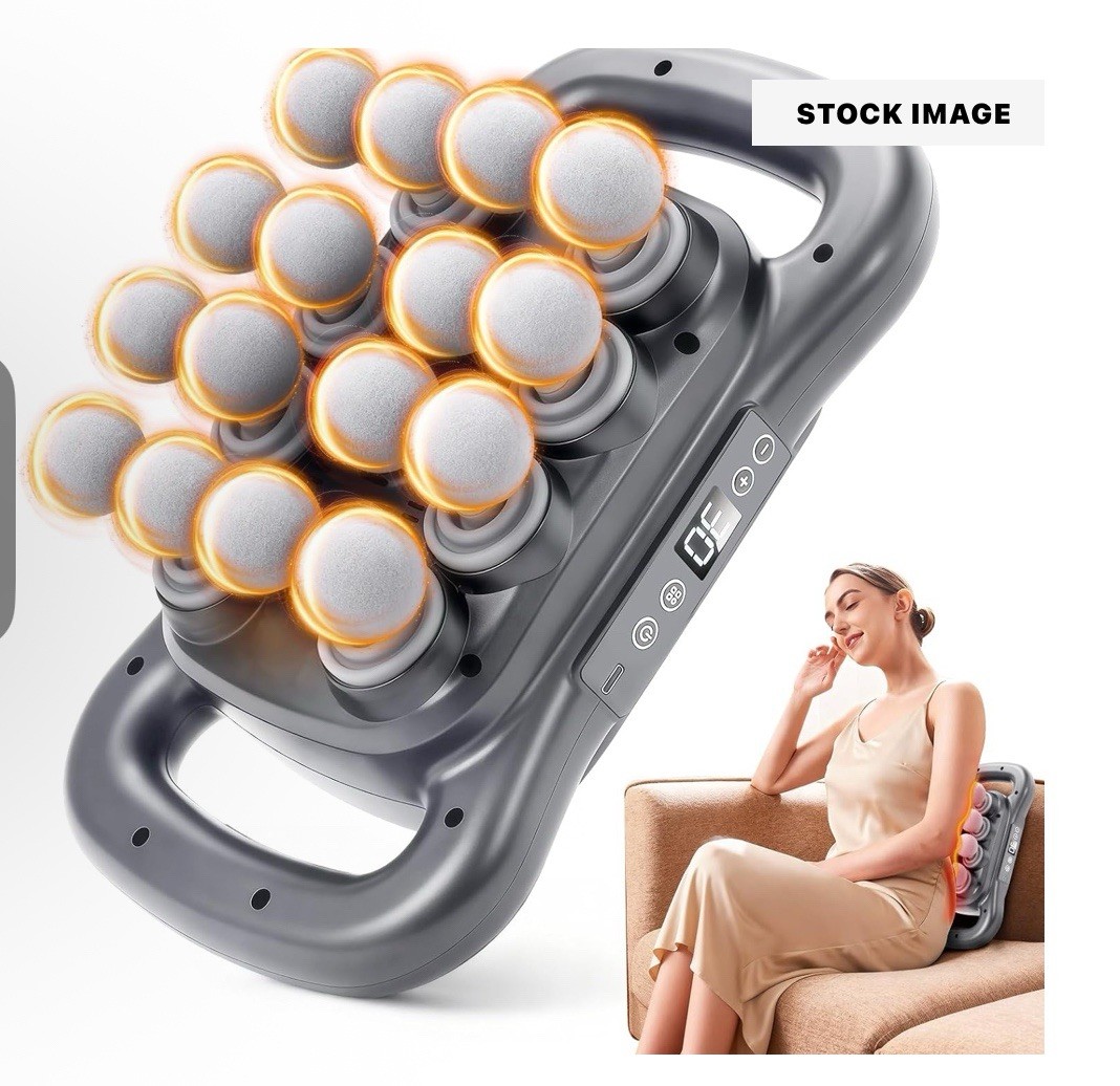 Head Massage Gun Set, Deep Tissue Percussion Massager, 2600mAh Electric Massage