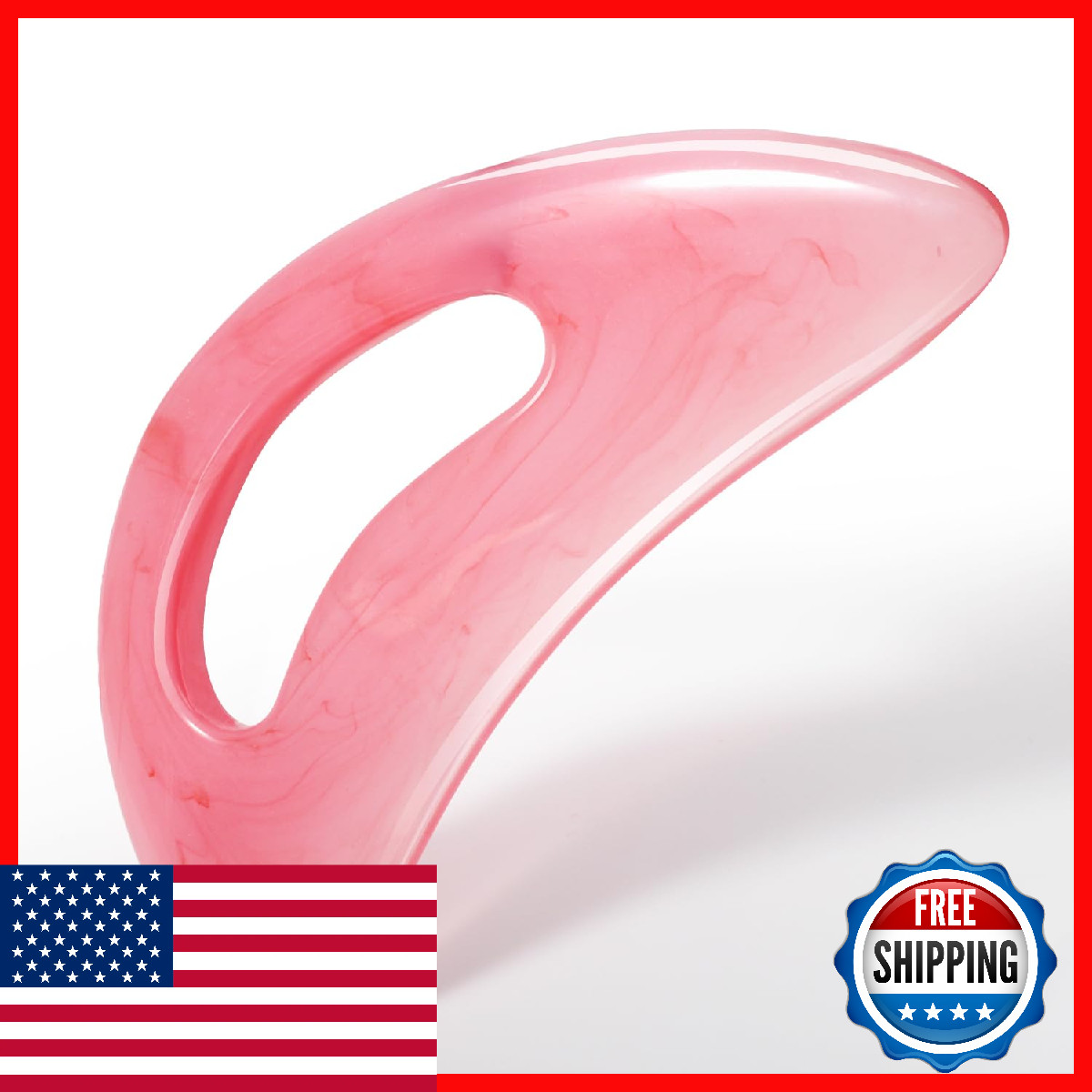 Scienlodic Gua Sha Massage Tool Handle Resin Larger Scraping Tool For Back Neck