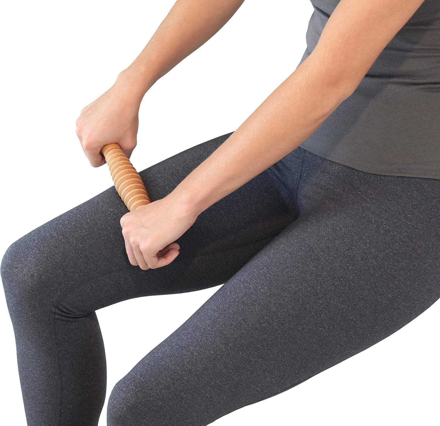 Wooden Foot Roller Massager for Plantar Fasciitis and Stress Relief