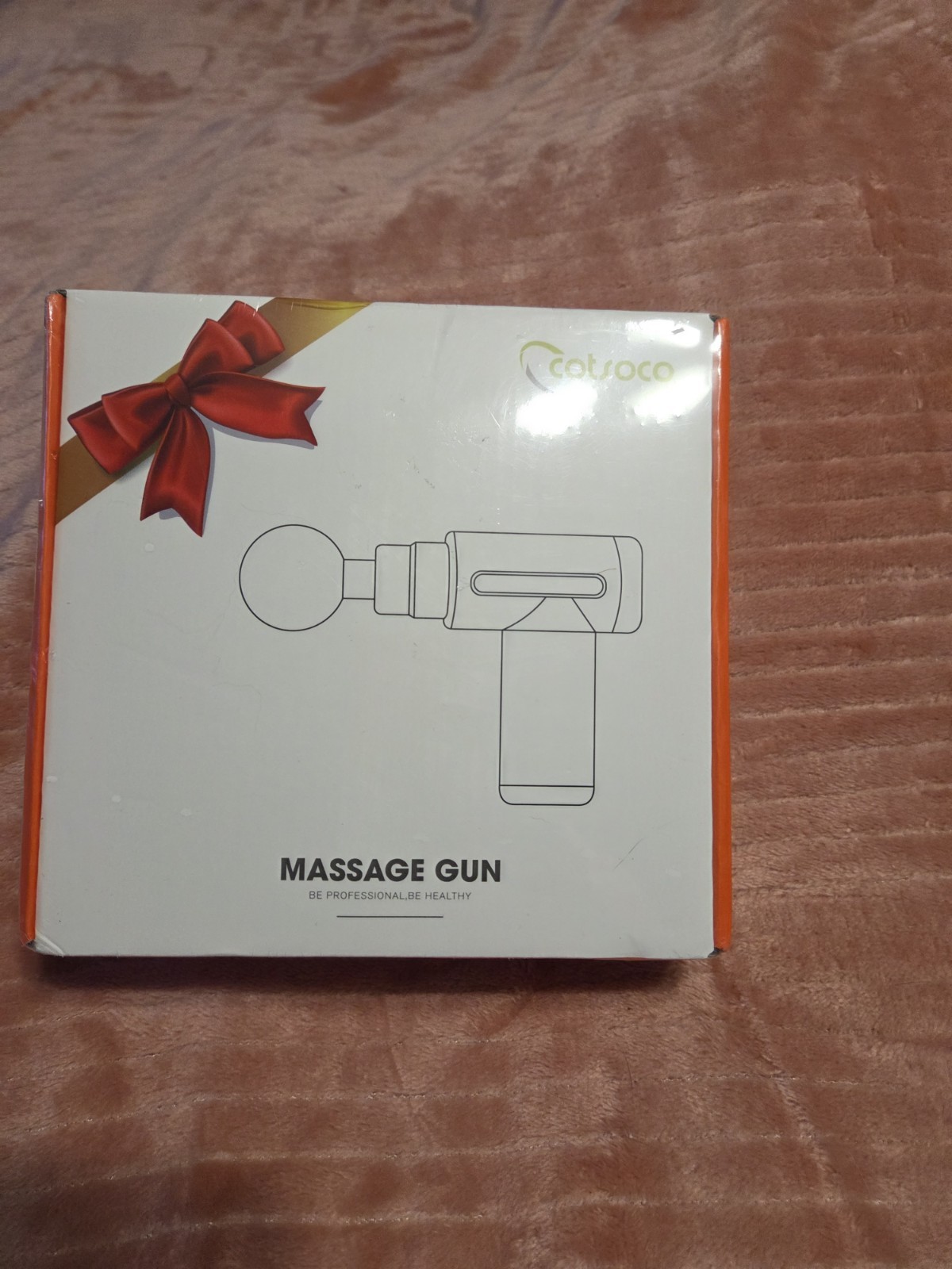 Cotsoco Mini Massage Gun, Cordless Handheld Deep Tissue Muscle Massager 4 heads
