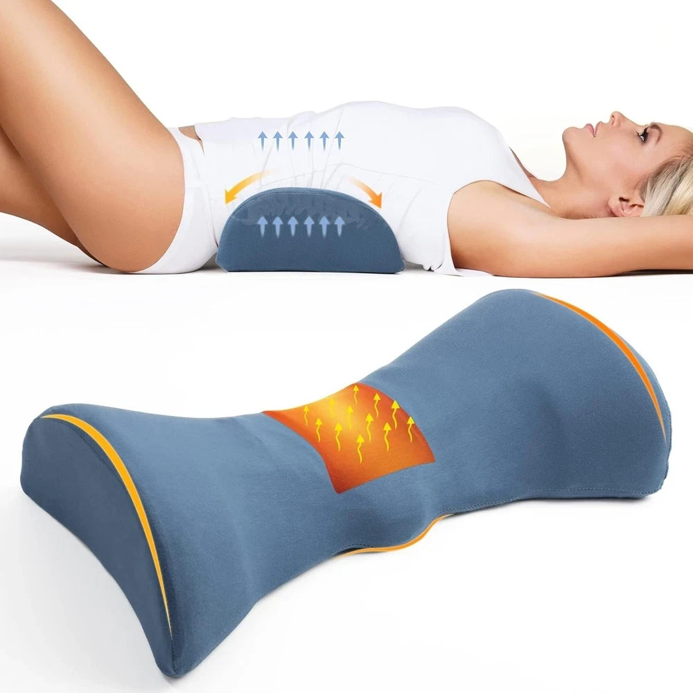 3 In 1 Electric Lumbar Support Pillow Smooth Spine Triple Fusion Back Massager