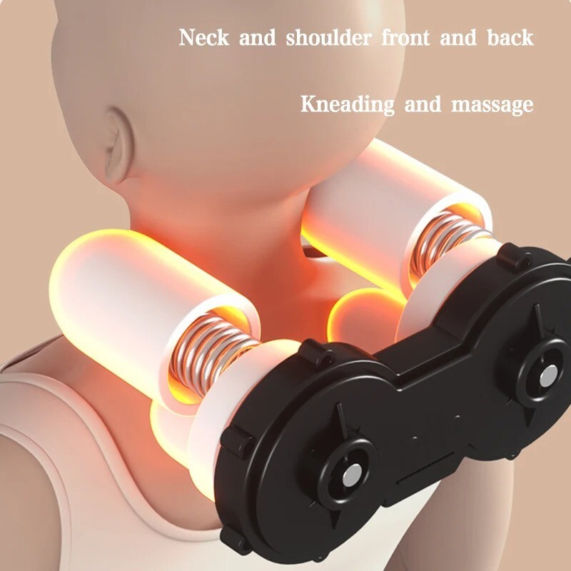Full Body Shiatsu Massage Chair Mat Back Neck Shoulder stress relief Cushion