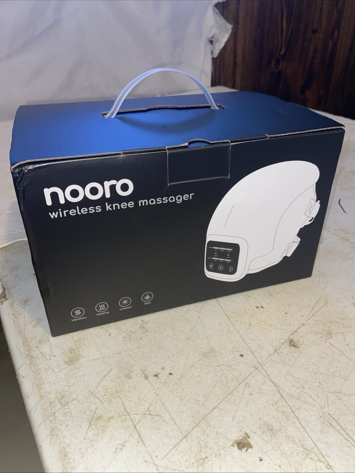 Nooro Knee Massager Wireless Vibration Heat Infrared Arthritis Physical Therapy