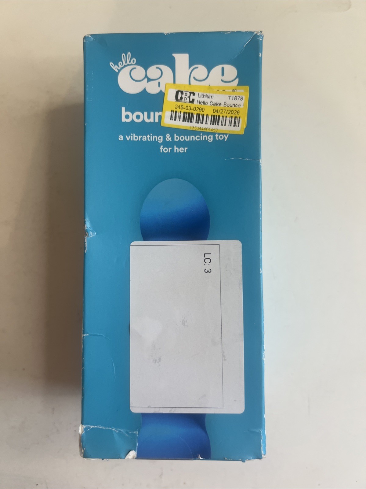 Hello Cake Bounce Vibe Vibrating and Bouncing Personal Massager Ships Discreetly