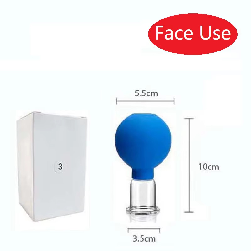 Slimming Face Sucker Suction Cup Vacuum Cupping Jar Cellulite Massager for Beaut