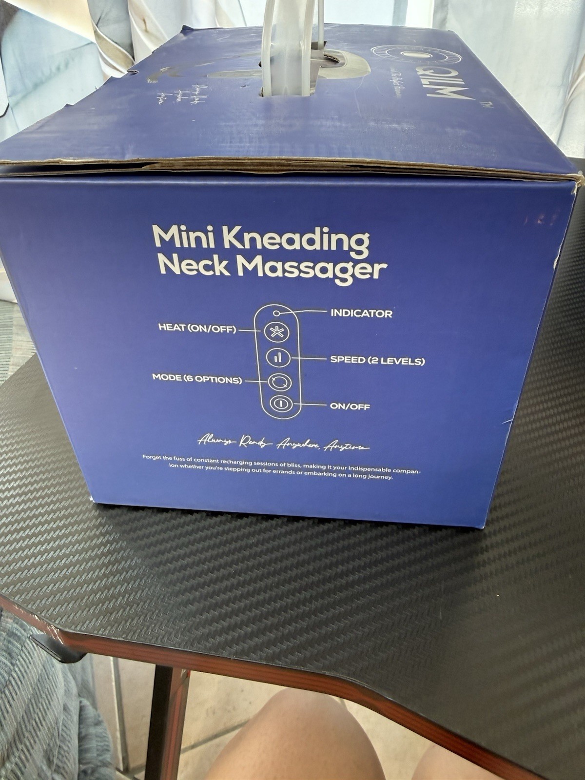 QILM Mini Kneading Neck Massager – Heated Shiatsu Neck & Shoulder Massager