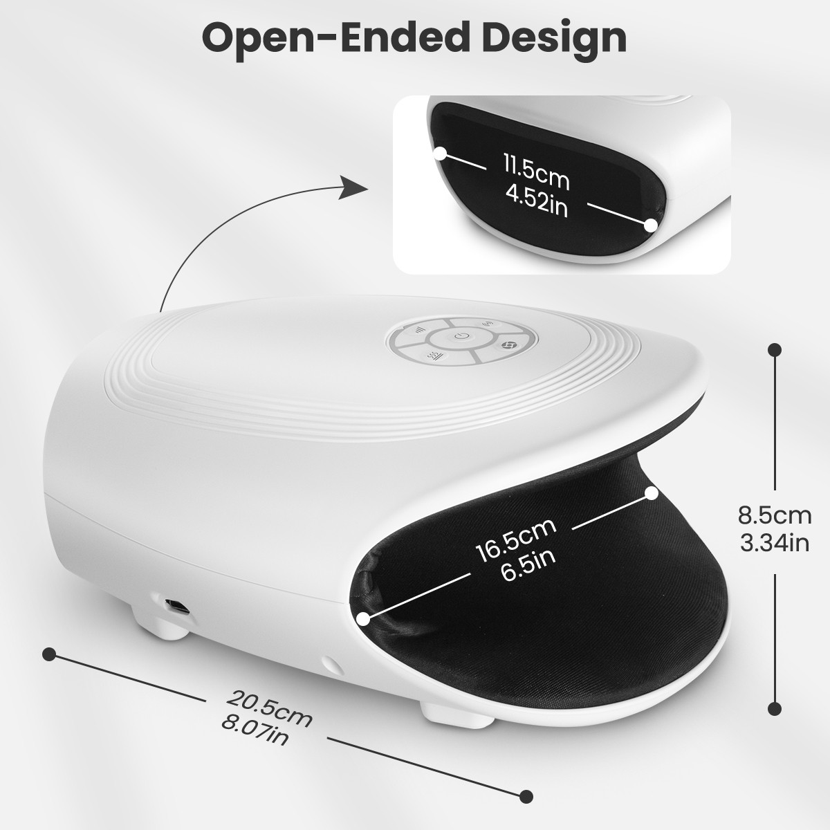 Cordless Hand Massager with Heat and Compression for Arthritis and Carpal Tunnel