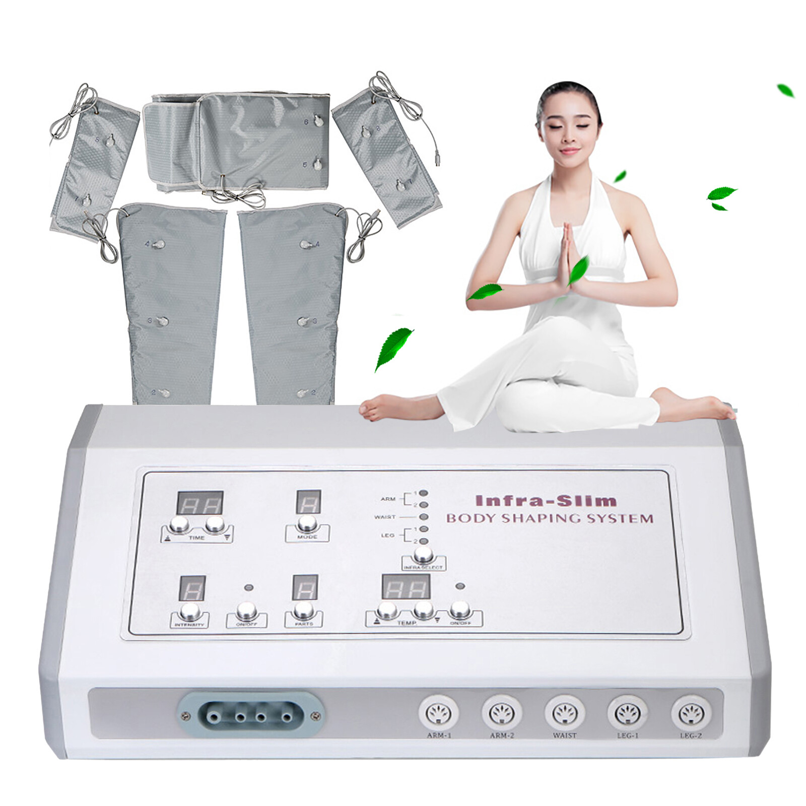 Pressotherapy Air Pressure Lymphatic Drainage Device Infrared Body Slimming Suit