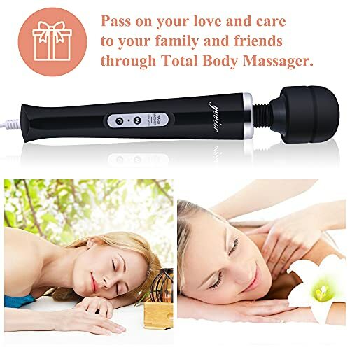 Wired Powerful Handheld Wand Massager With 10 Pulse Settings Personal Total Body