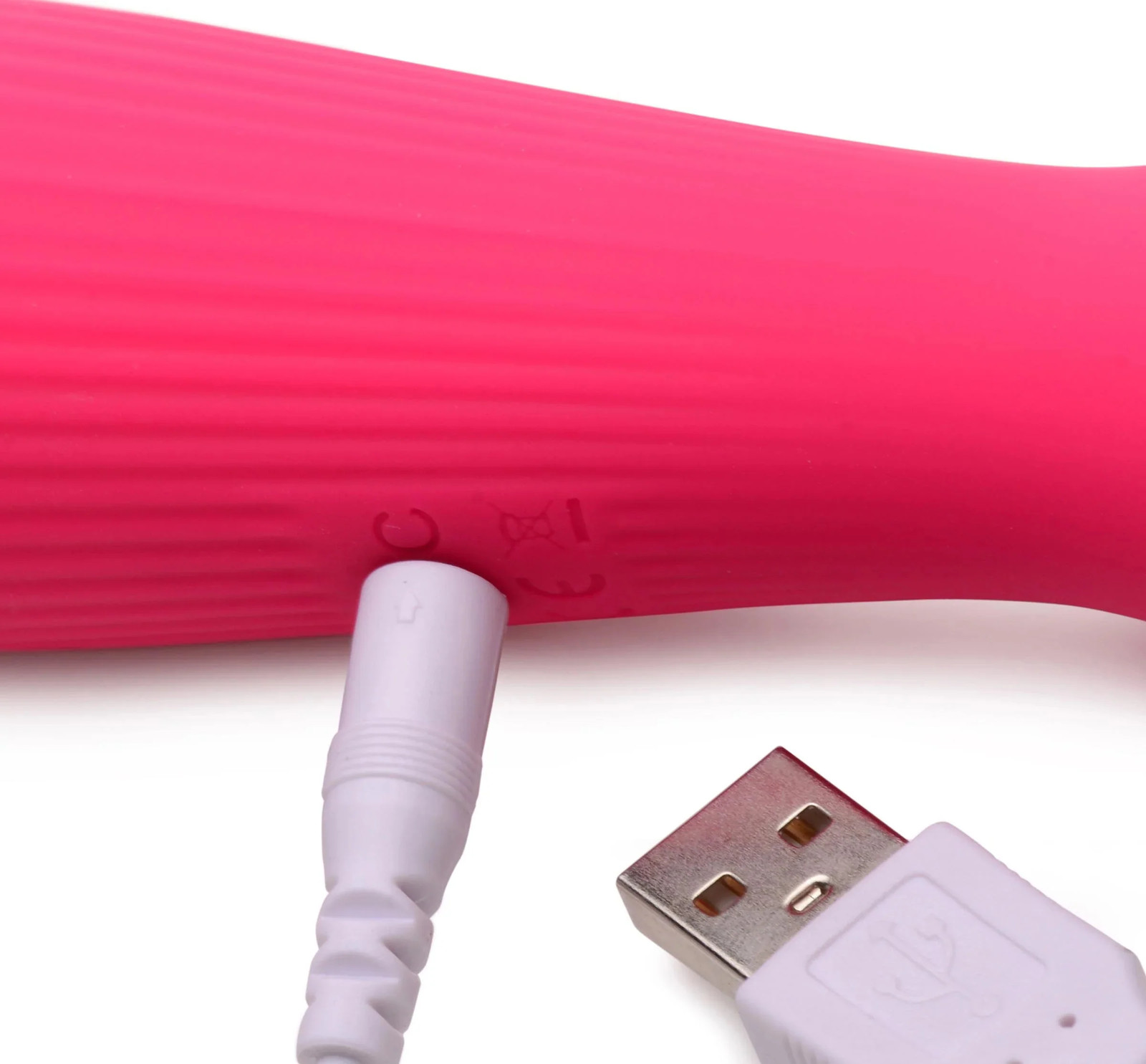 Silicone Wand Massager – Magenta