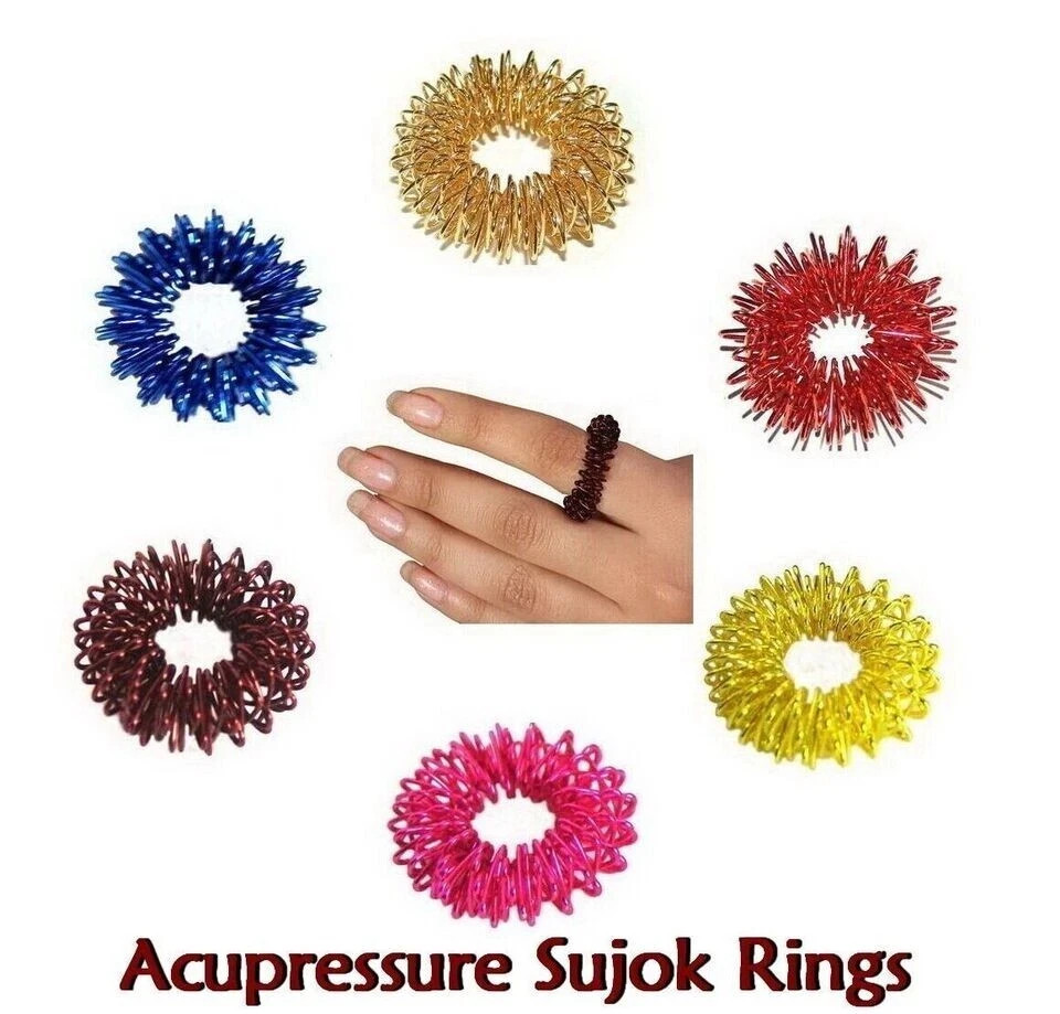 Sujok Therapy Chakra Magnets (Set of 30) + Free 5pcs Acupressure Sujok Rings