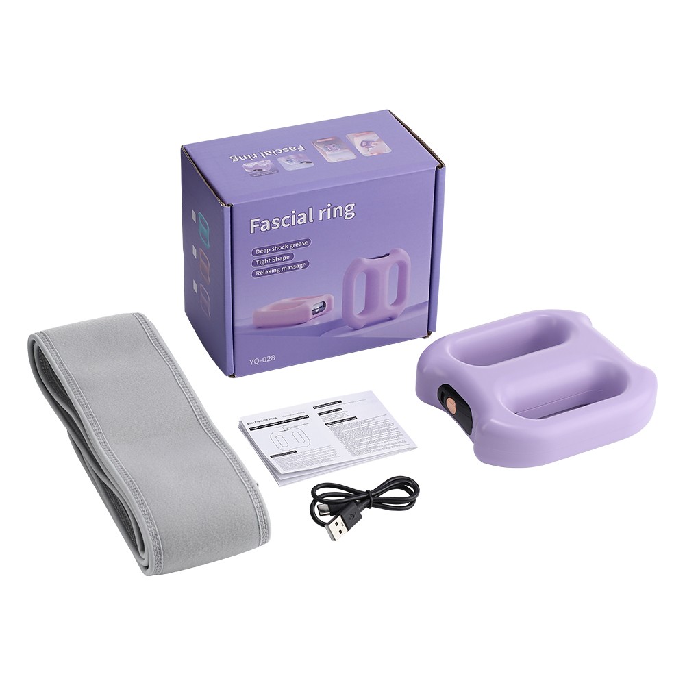 Handheld Fascial Massage Ring Deep Tissue Slimming Belt Vibration Body Shaping