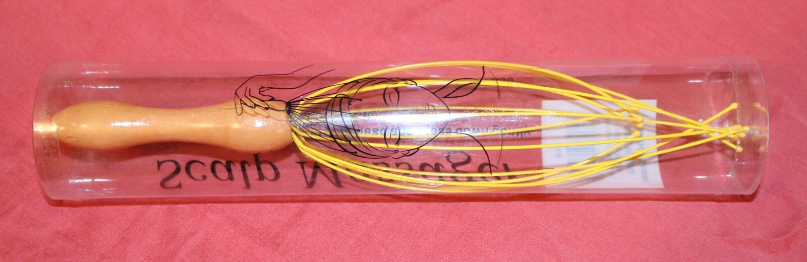 Scalp Massager Yellow Brand New