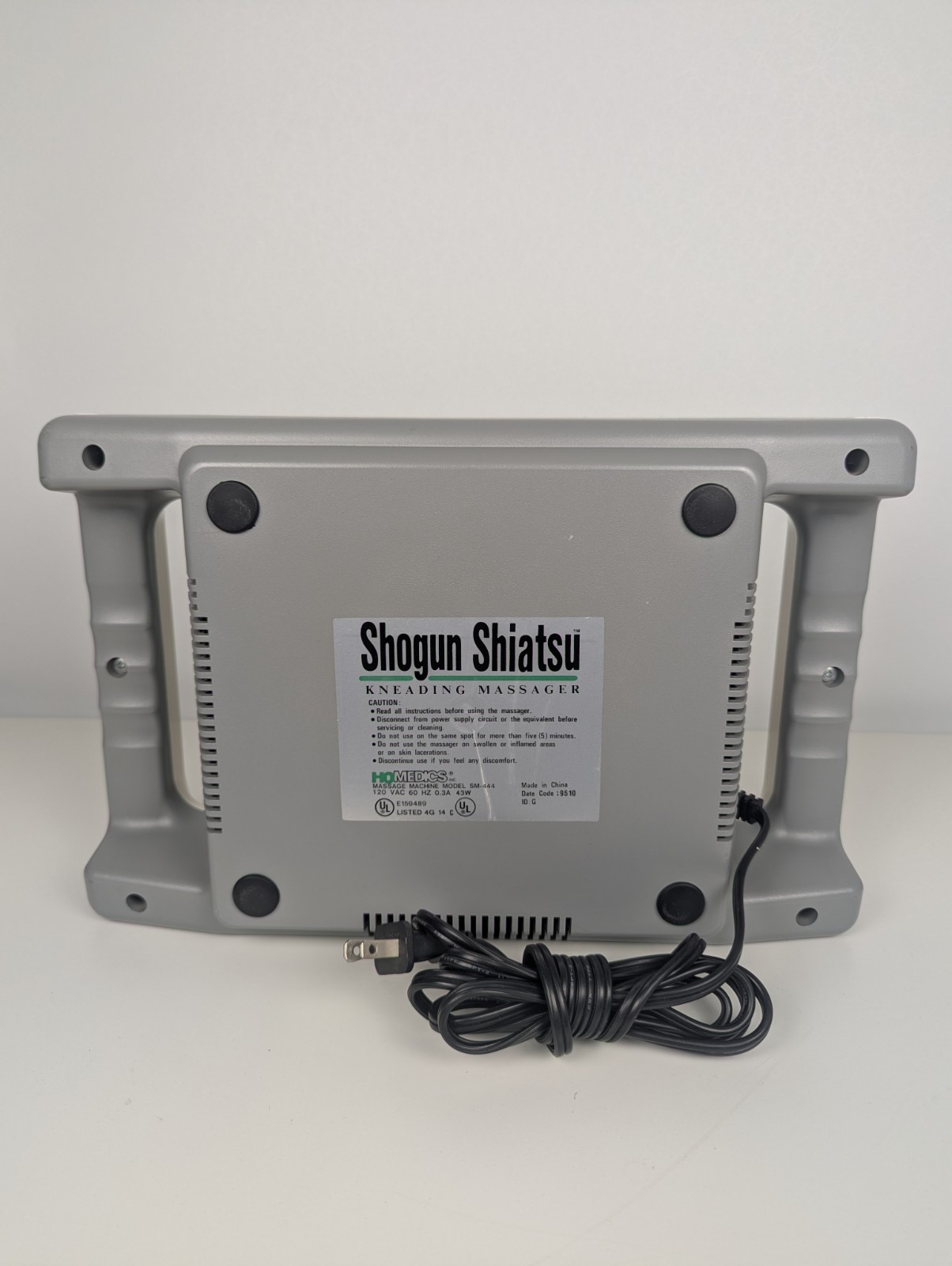 Homedics Shogun Shiatsu Kneading Massager 2 Way Model SM-444 (watch video test)