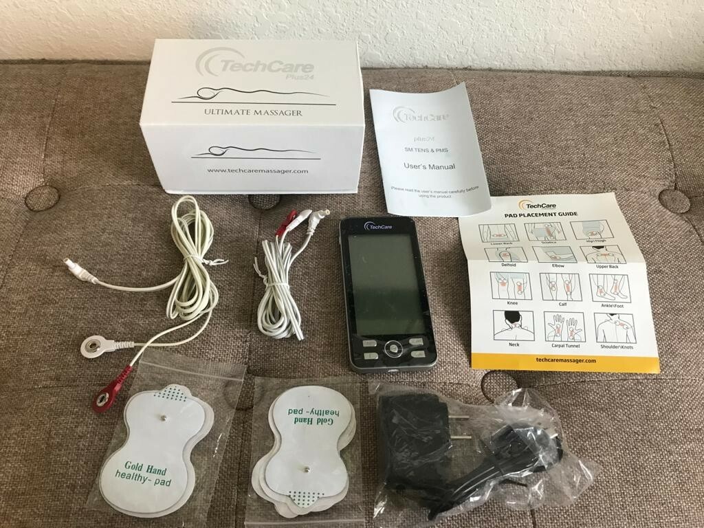 Tens Unit Plus 24 Rechargeable Electronic Pulse Massager Machine Multi Mode
