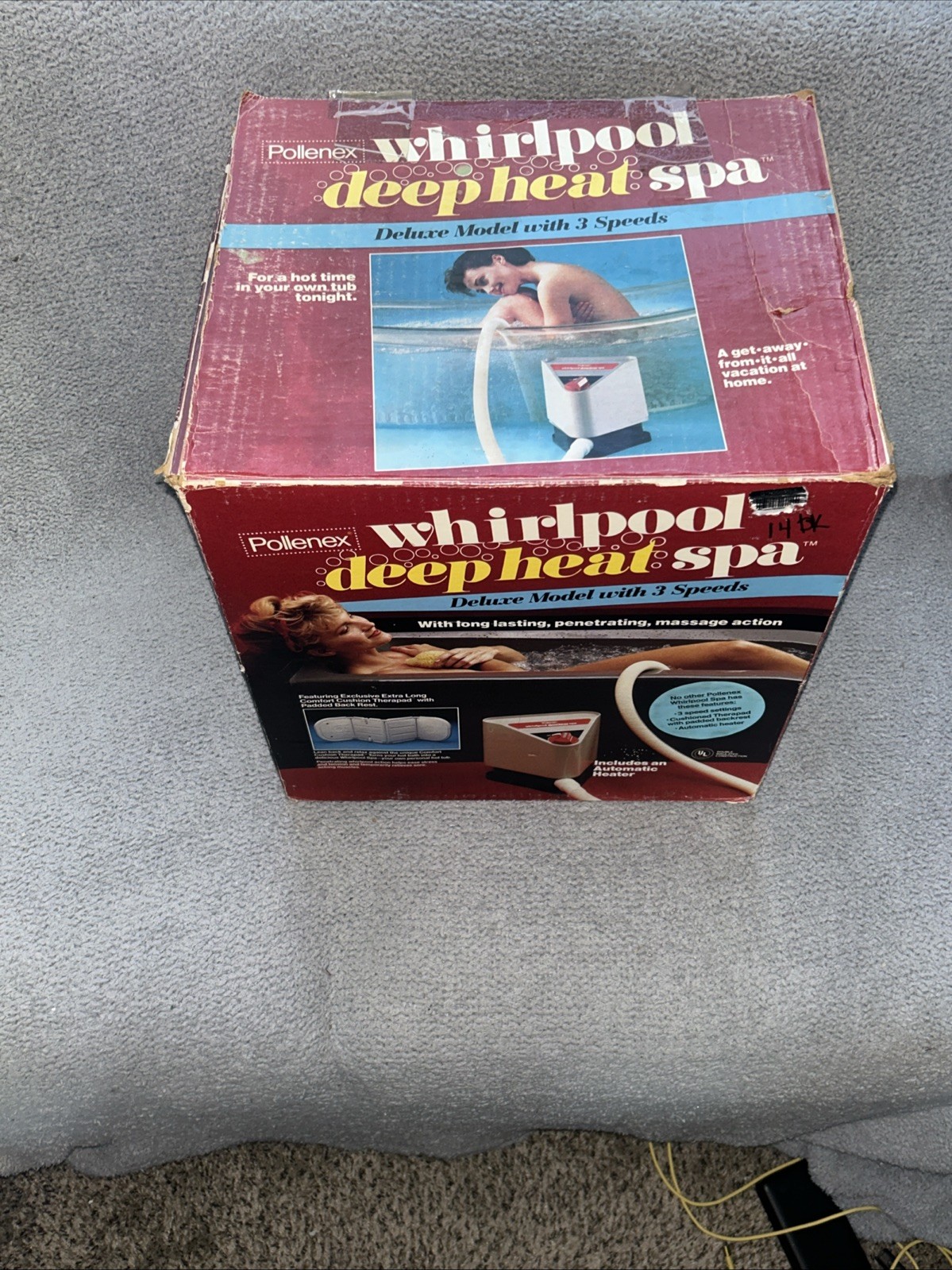 Pollenex 1990 WB910 Whirlpool Deep Hot Spa Vintage Brand New in the box vintage!