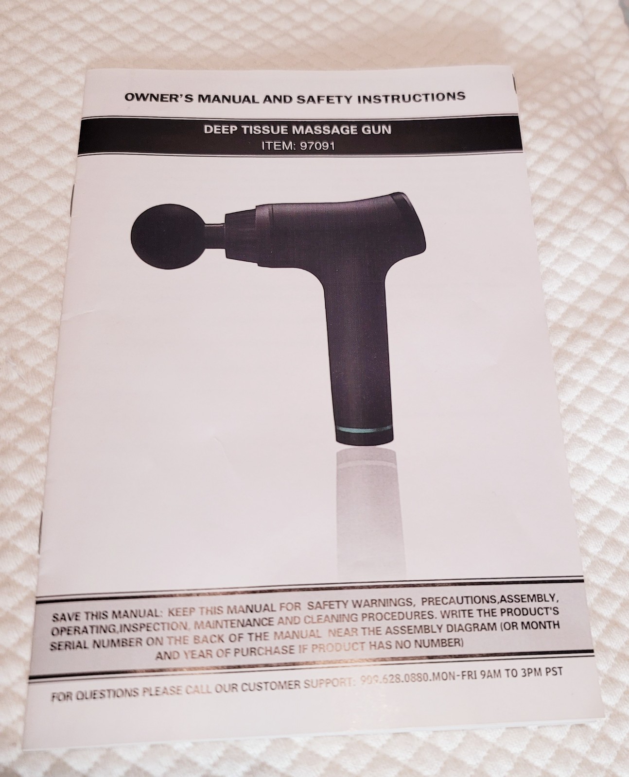 Black Massage Gun Percussion Deep Tissue Corded Electric 4 Heads Carry Case