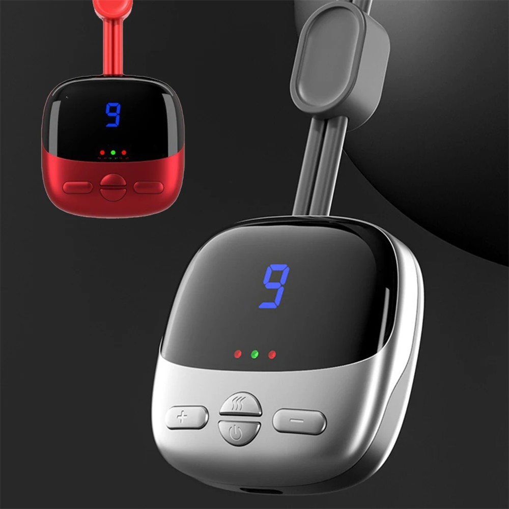 Cordless Neck Massager 3 Gear Micro Current Heat Therapy Spine Relaxer Portable