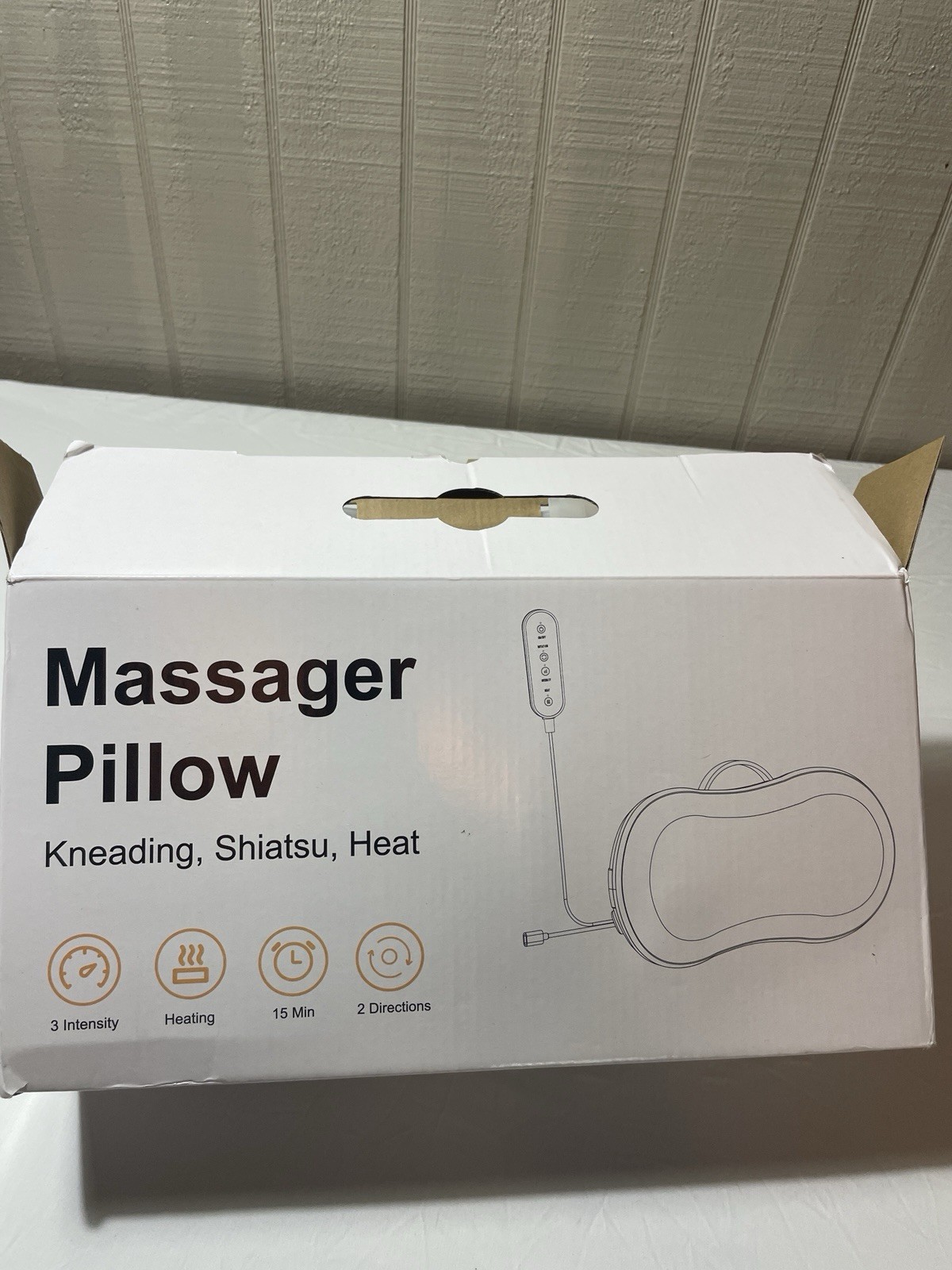 AERLANG Shiatsu Pillow Back and Neck Massager with Heat Kneading