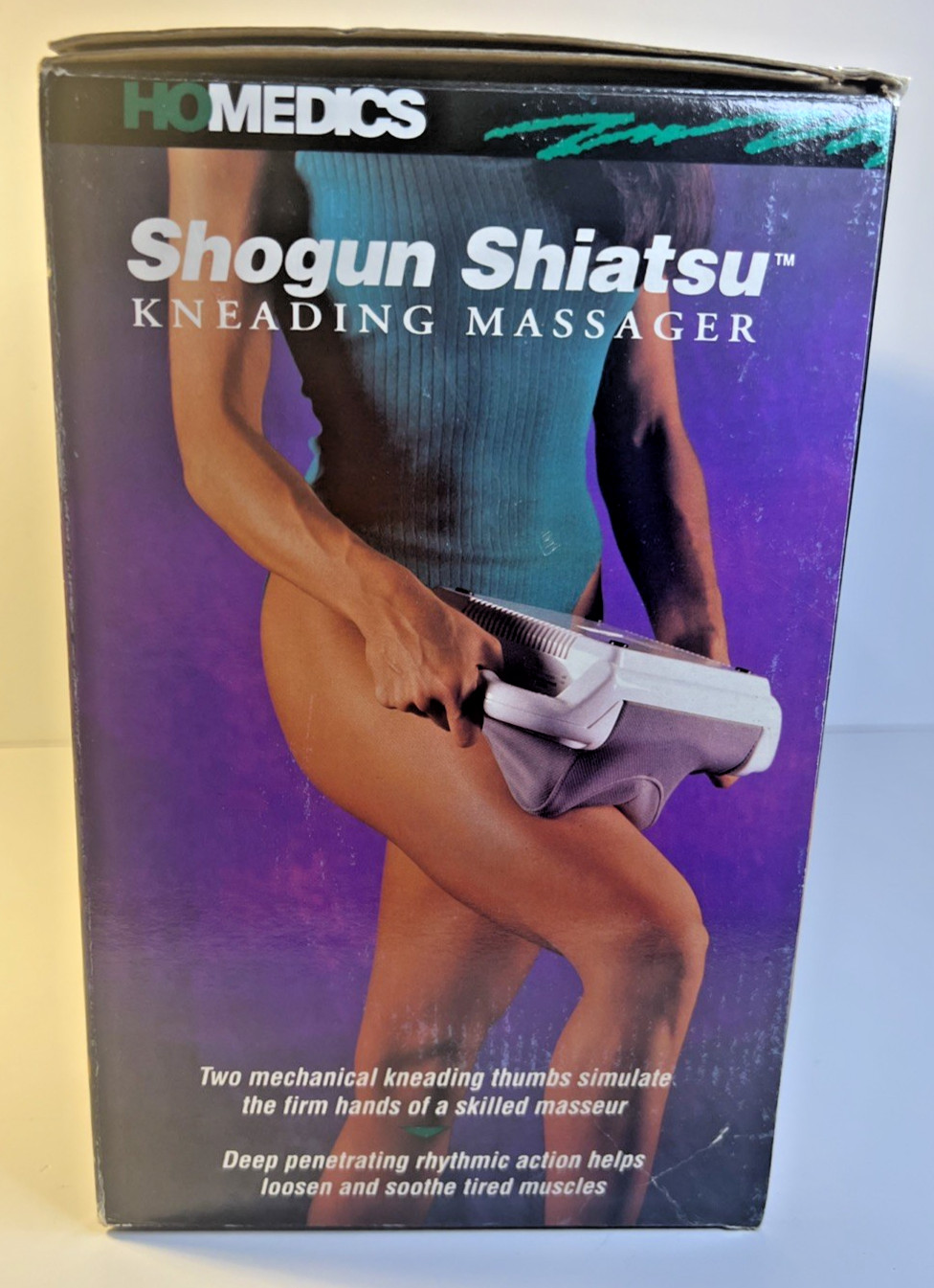 Homedics Shogun Shiatsu Kneading Neck Head Massager Model SM-444 W/Box Works