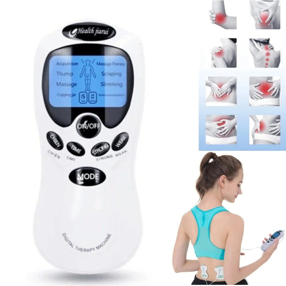 Pulse Massager Tens Unit Muscle Stimulator Electronic Rechargeable Pain Relief