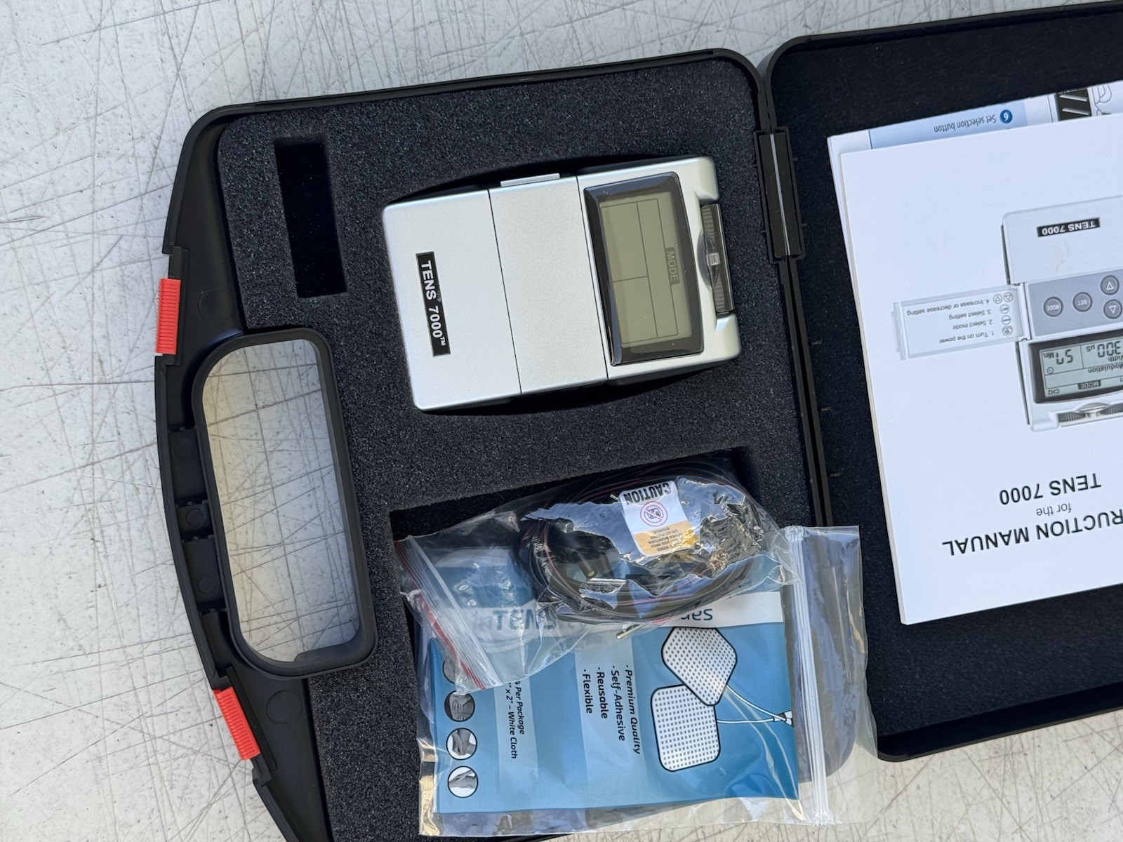 Roscoe Medical TENS 7000 Muscle Stimulator Back Pain Relief Digital Unit