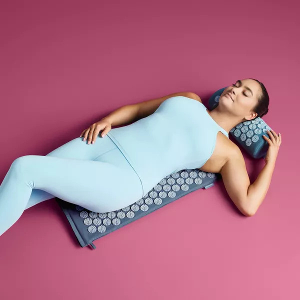 ALL IN MOTION™ ACUPRESSURE MAT AND PILLOW SET POLYURETHANE FOAM LINEN COTTON