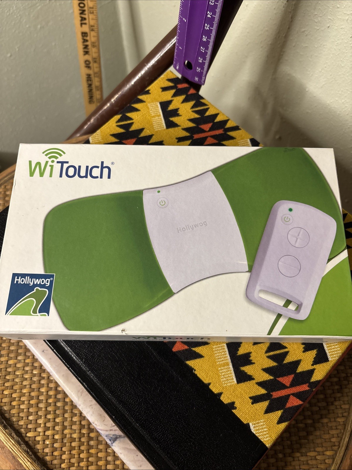 WiTouch Pro Wireless TENS Unit Back Pain Relief Wearable Muscle Stimulant W Pads
