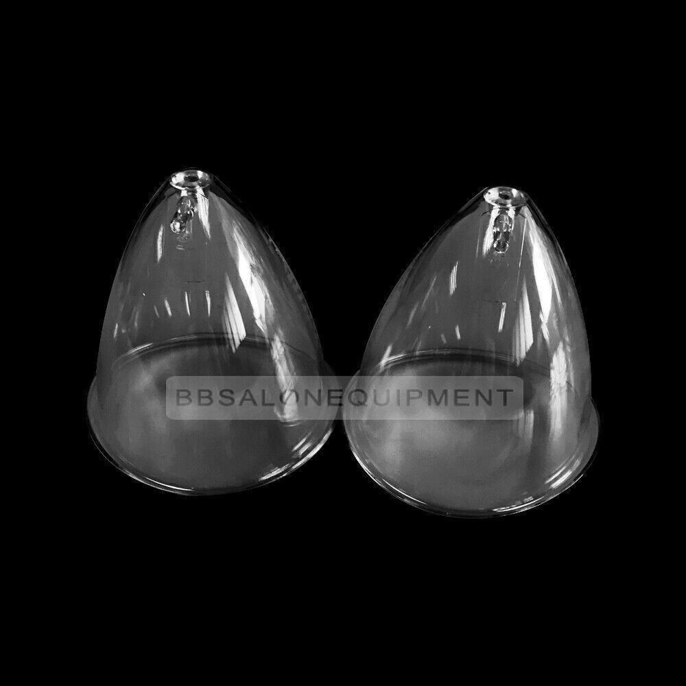 2Pcs 80ml Plastic Cups Breast Cups Replacement For Vacuum Therapy Beauty Machine