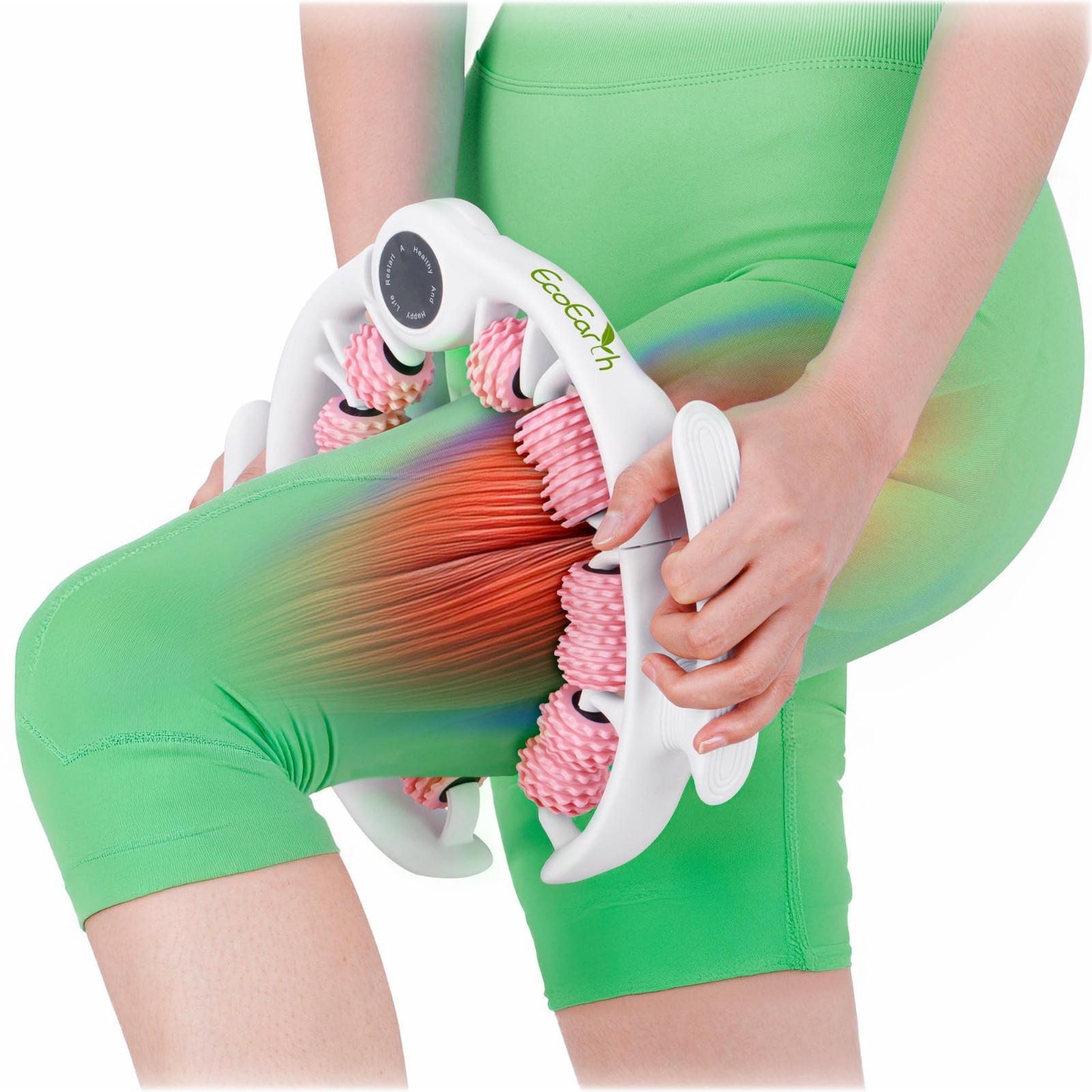 Handheld Cellulite Massage Roller – Deep Tissue Fascia Massager for Legs, Thighs