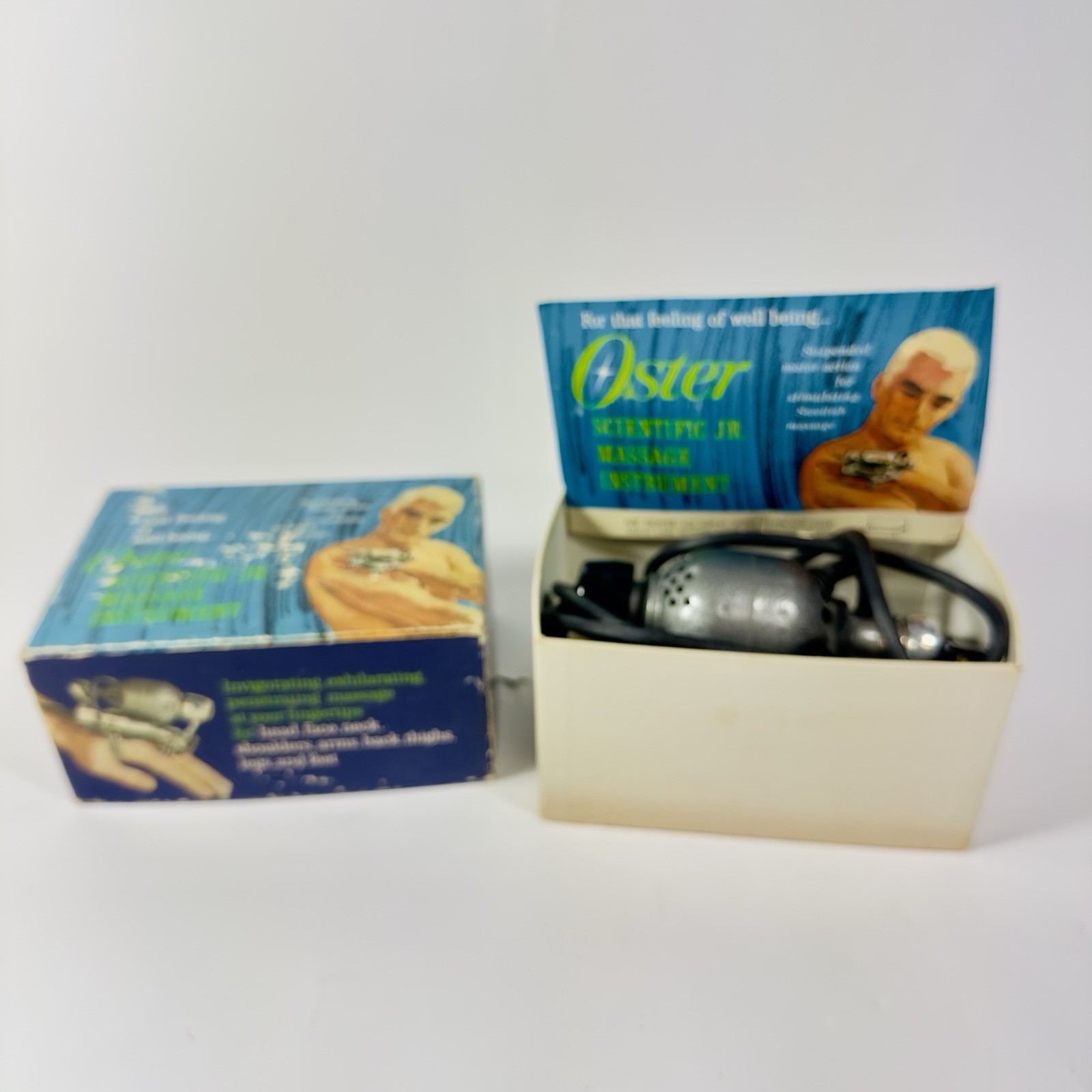 Oster Scientific Jr. Hand Neck Barber Scalp Stim-U-Lax Massager Model 6-01 M6