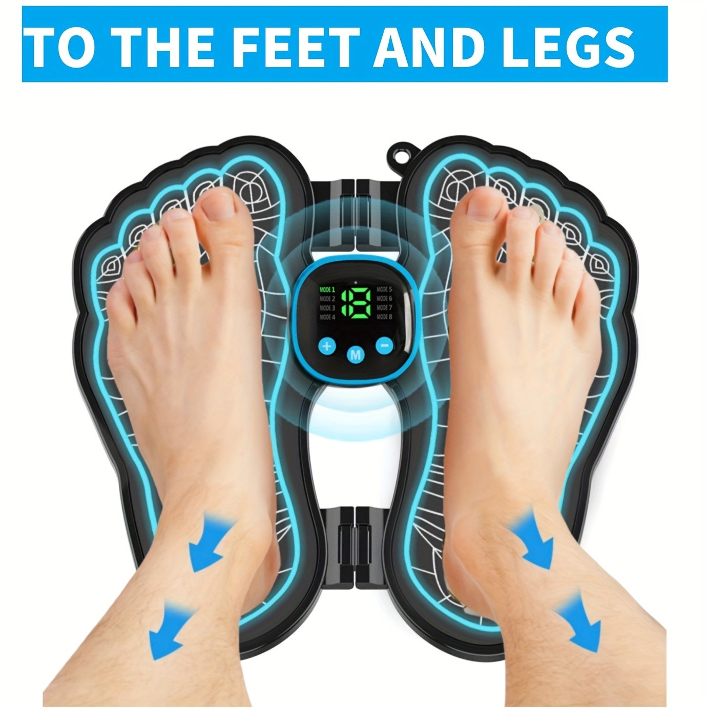 High Quality Therapeutic Safe Effective 8 Modes/19 Intensities EMS Foot Massager